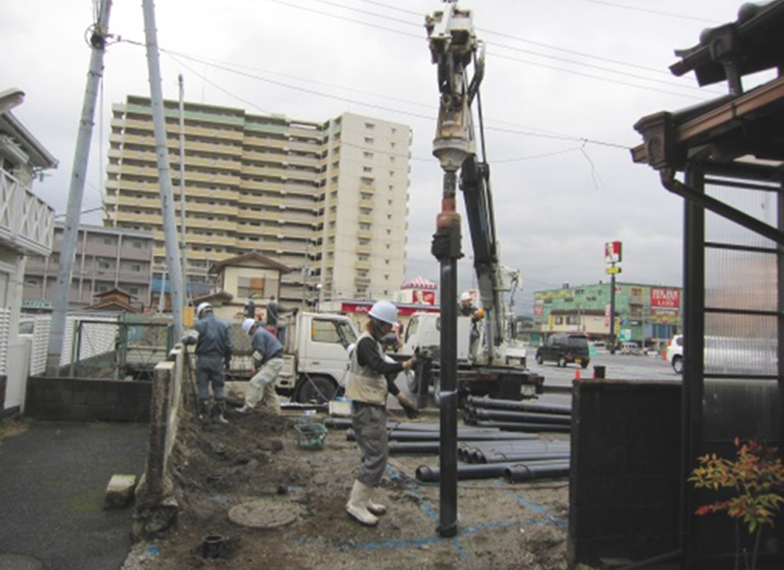 小口径鋼管工法